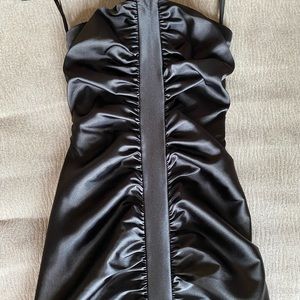 JESSICA McCLINTOCK Black Mermaid Halter Dress (Size 4)